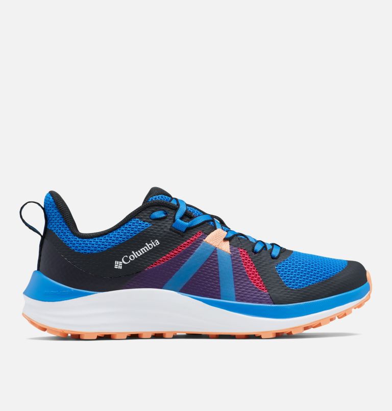 Thumbnail: Women's Escape Pursuit Trail Running Shoe, Color: Super Blue, Cactus Pink, image 1