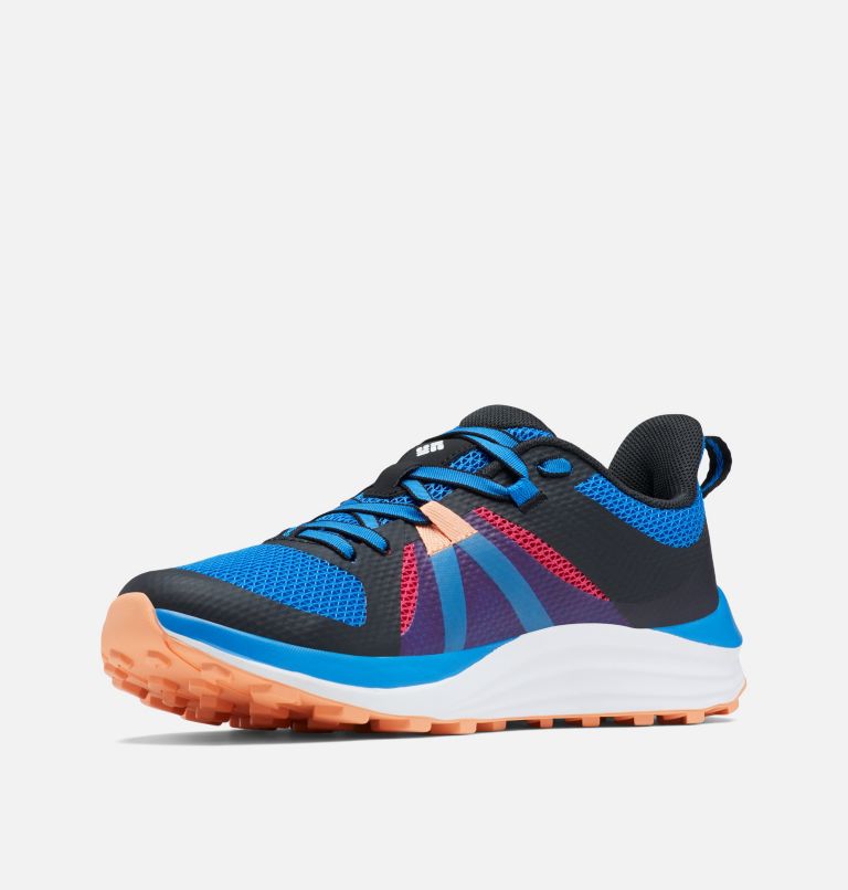 Thumbnail: Women's Escape Pursuit Trail Running Shoe, Color: Super Blue, Cactus Pink, image 6