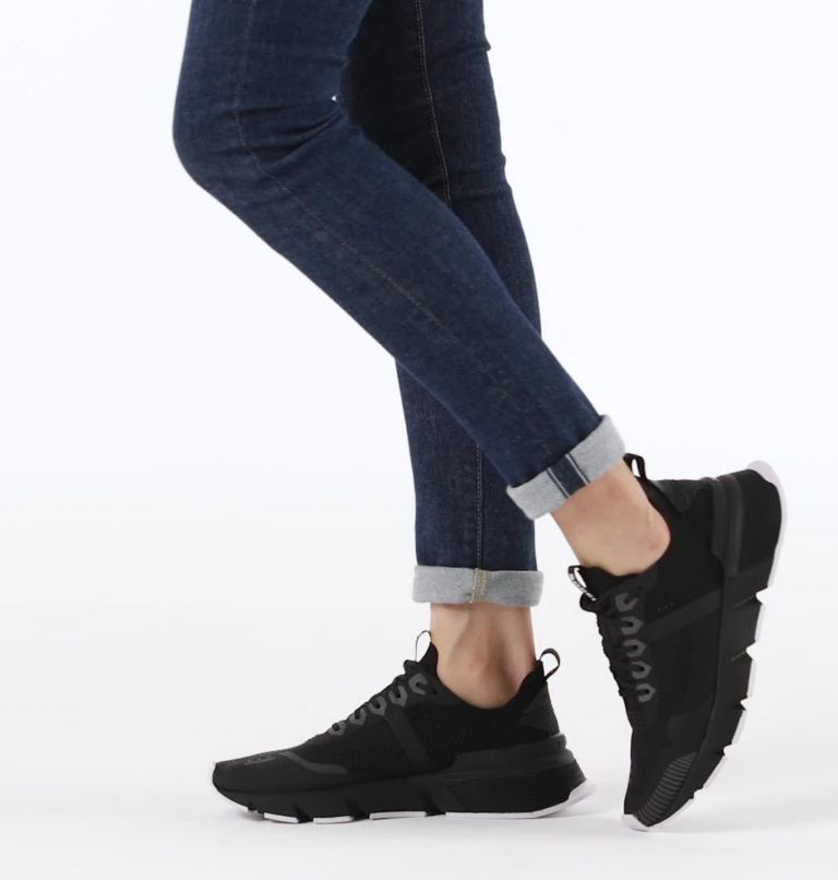 Thumbnail: Women's Kinetic Rush Ripstop Sneaker, Color: Black, image 2