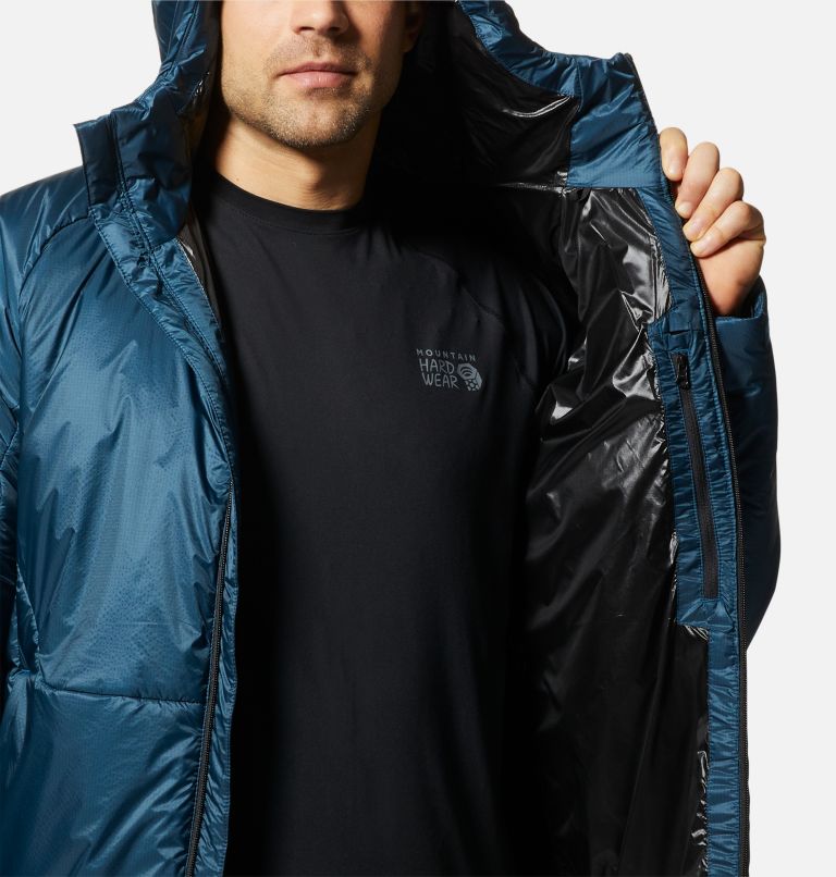 Manteau à capuchon Compressor Homme, Color: Dark Caspian, image 8