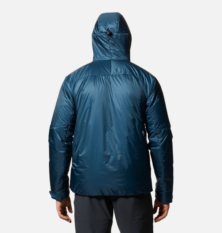 Manteau à capuchon Compressor Homme, Color: Dark Caspian, image 2