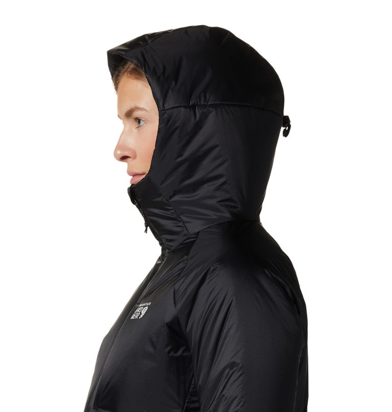 Manteau à capuchon Compressor Femme, Color: Black, image 5
