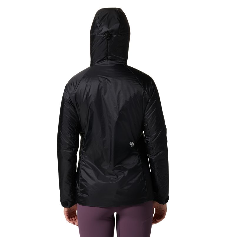 Manteau à capuchon Compressor Femme, Color: Black, image 2