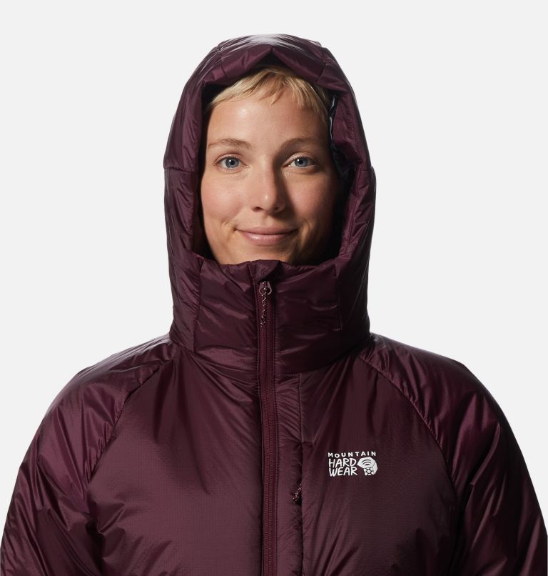 Women's Compressor Hoody, Color: Cocoa Red, image 4