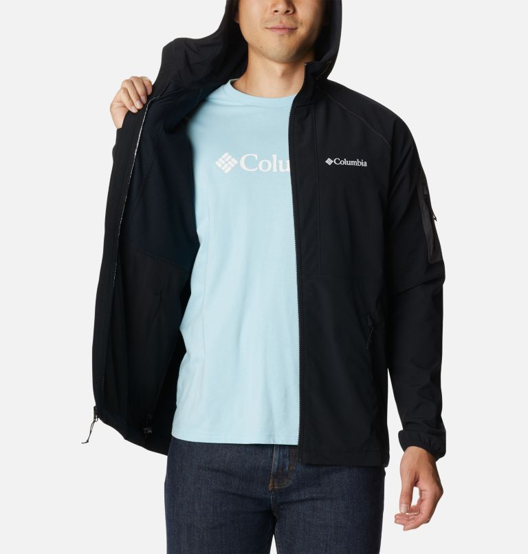 Thumbnail: Softshell à Capuche Tall Heights Homme, Color: Black, image 5