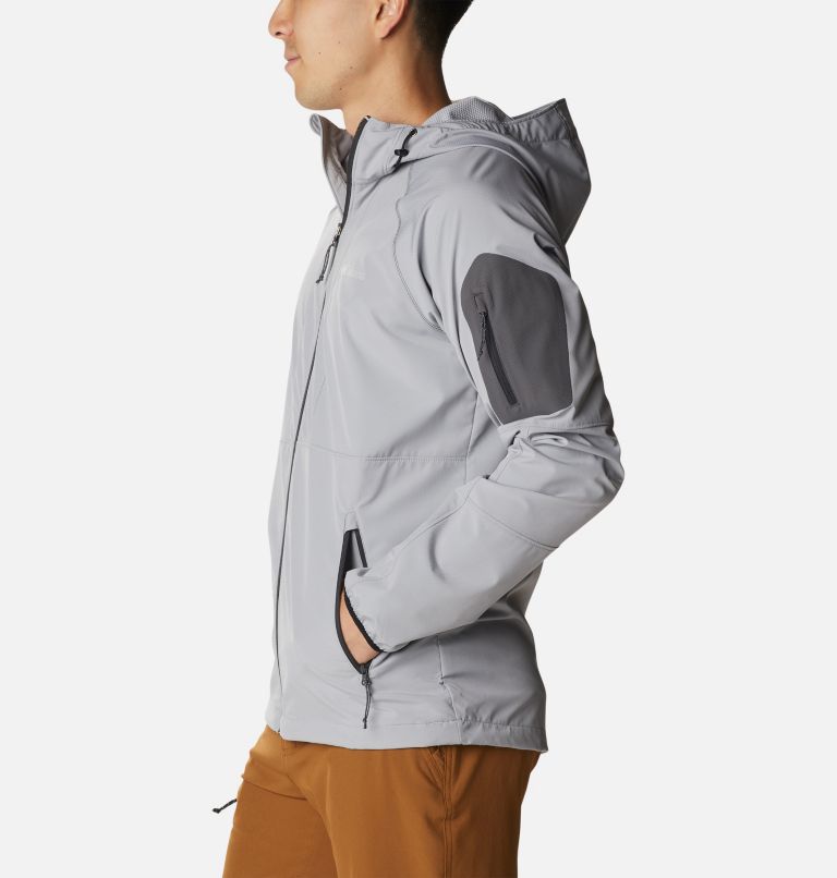Manteau coquille souple à capuchon Tall Heights Homme, Color: Columbia Grey, image 3