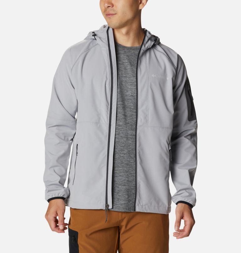 Thumbnail: Tall Heights Hooded Softshell | 039 | M, Color: Columbia Grey, image 7
