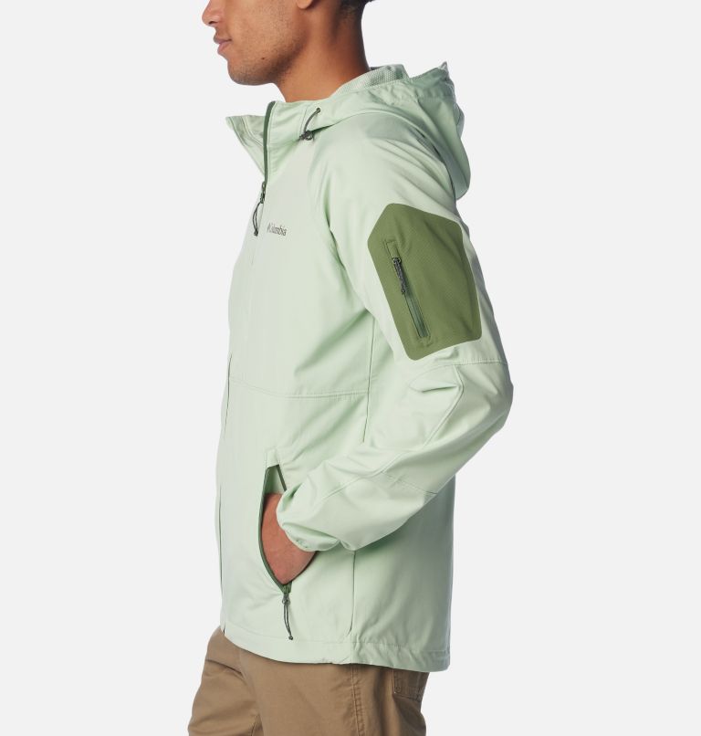 Men’s Tall Heights Hooded Softshell, Color: Sage Leaf, image 3