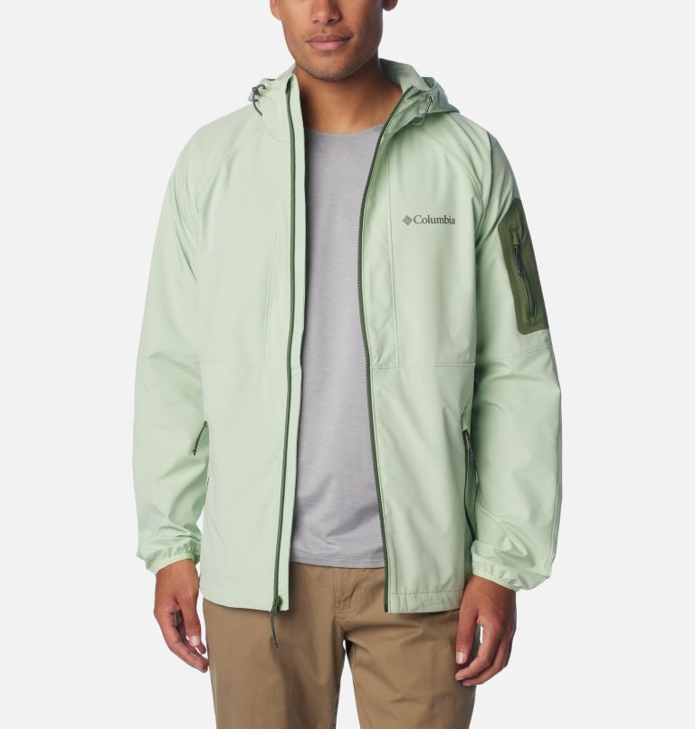 Men’s Tall Heights Hooded Softshell, Color: Sage Leaf, image 7