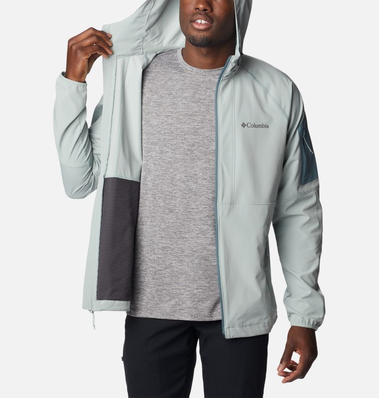 Chaqueta Columbia Tall Heights™ Hooded Softshell Hombre Grey