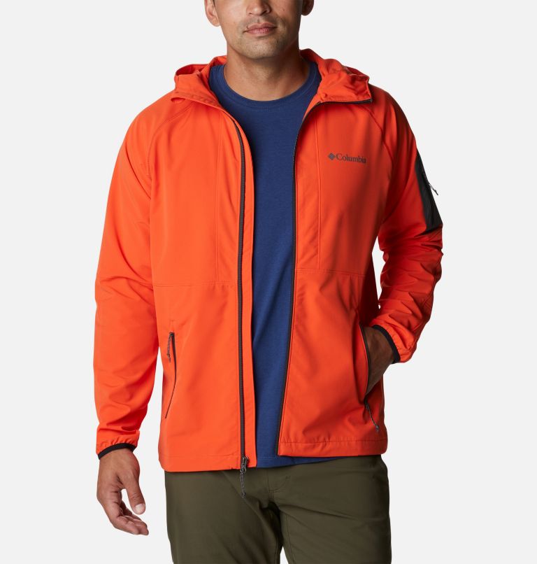 Men's Tall Heights Hooded Softshell Jacket, Color: Red Quartz, image 7