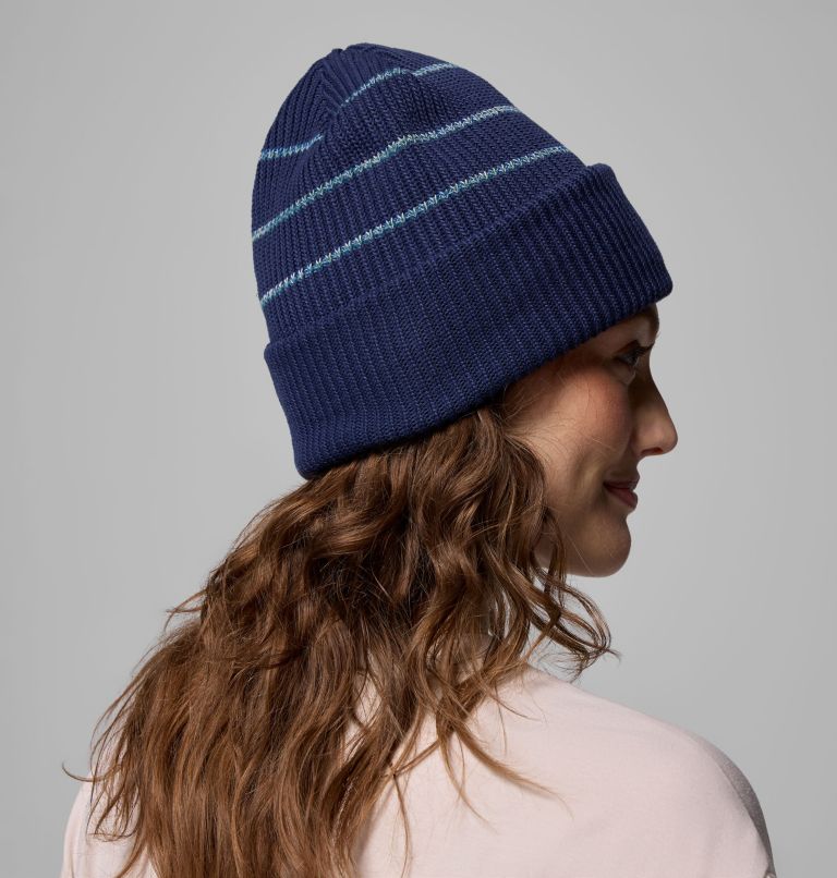 Lost Lager II Beanie, Color: Collegiate Navy, Rainbow Stripes, image 4