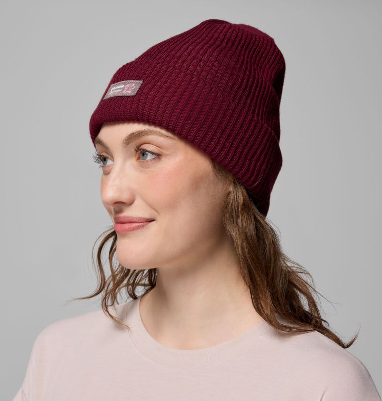 Lost Lager II Beanie, Color: Rich Wine, Rose City, image 5