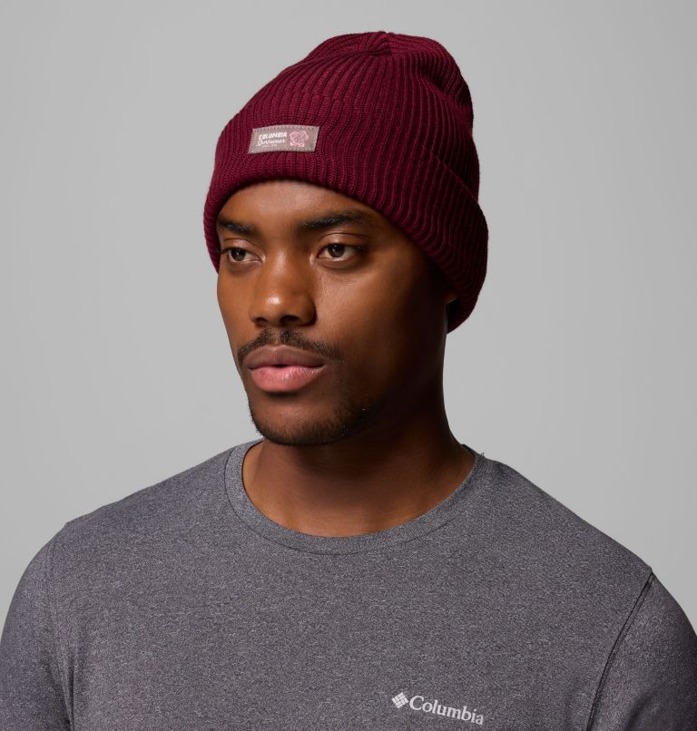 Lost Lager II Beanie, Color: Rich Wine, Rose City, image 3