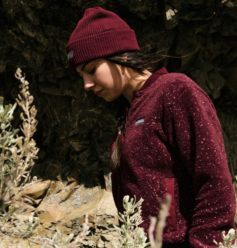 Unisex Lost Lager Recycled Beanie, Color: Rich Wine, Rose City, image 8