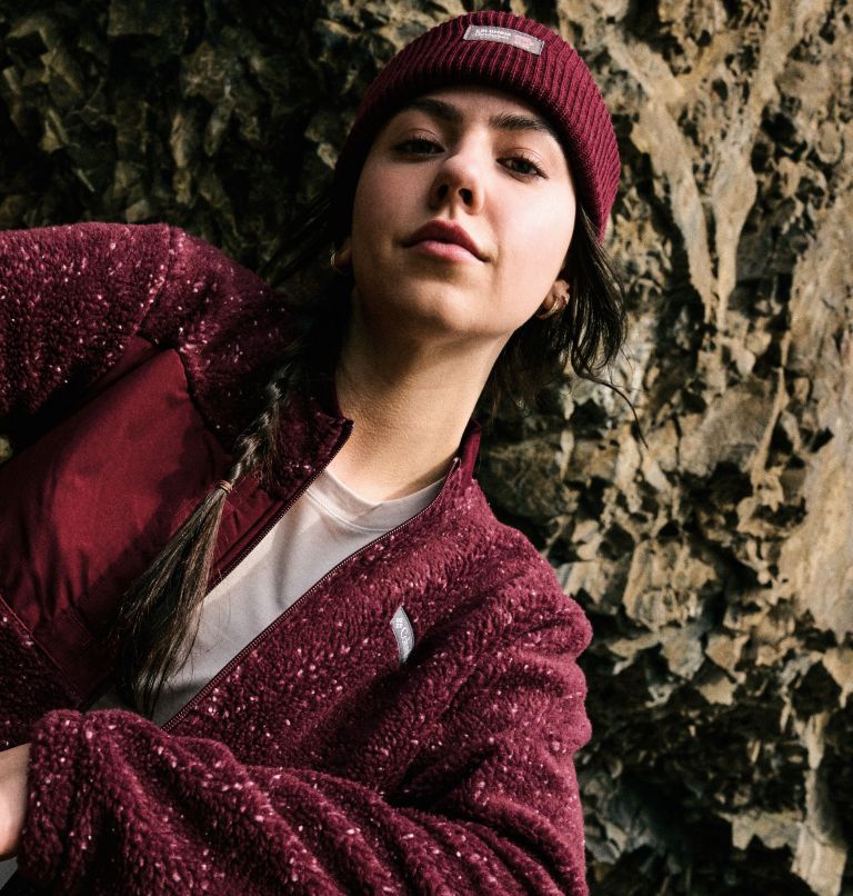 Unisex Lost Lager Recycled Beanie, Color: Rich Wine, Rose City, image 9