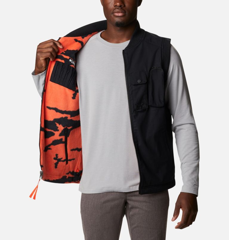 Men's Field ROC Reversible Vest, Color: Black, Red Quartz ROC Fields Camo