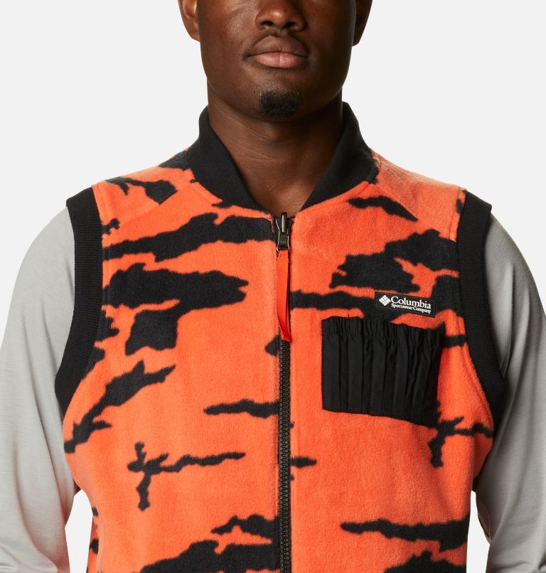 Men's Field ROC Reversible Vest, Color: Black, Red Quartz ROC Fields Camo