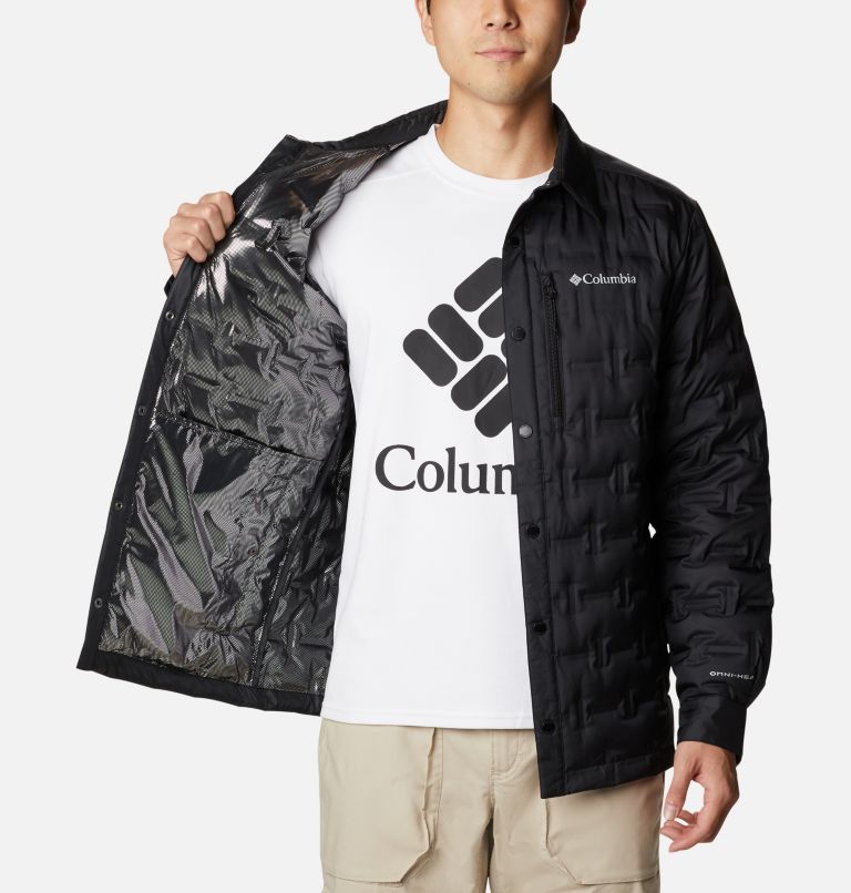 Manteau-chemise Delta Ridge pour homme, Color: Black