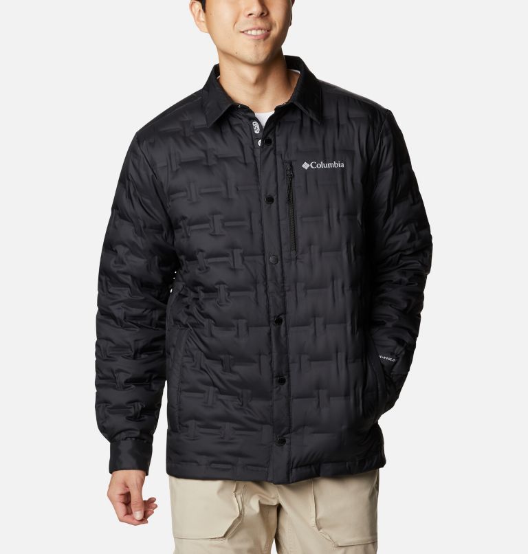 Men's Delta Ridge Shirt Jacket, Color: Black, image 1