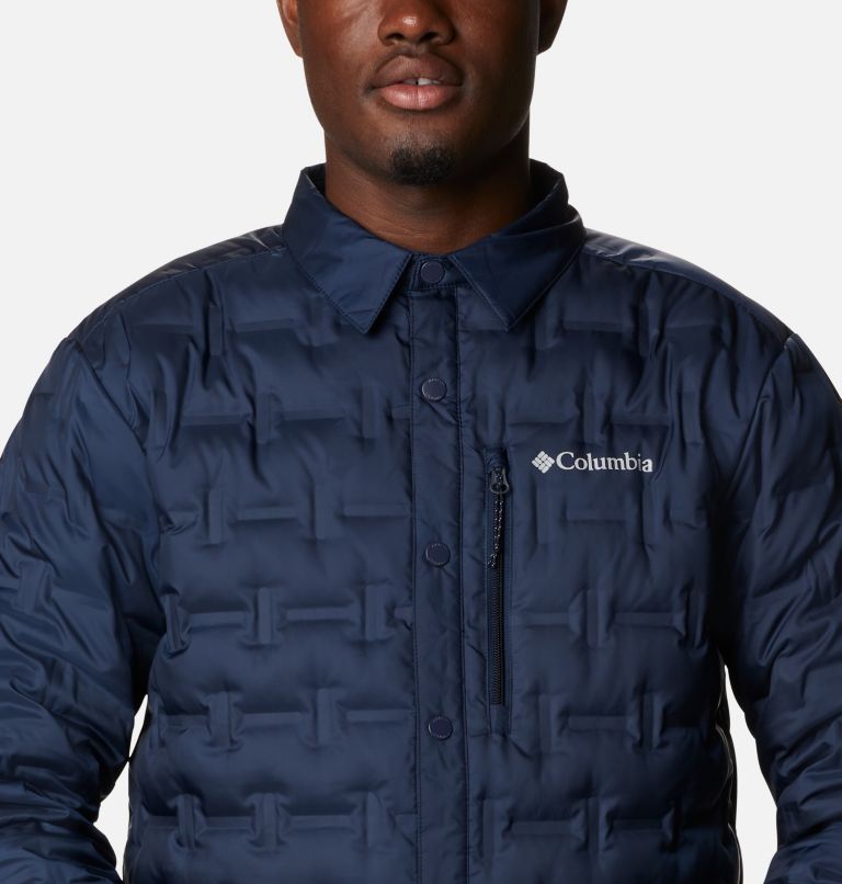 Thumbnail: Men's Delta Ridge Shirt Jacket, Color: Collegiate Navy, image 4