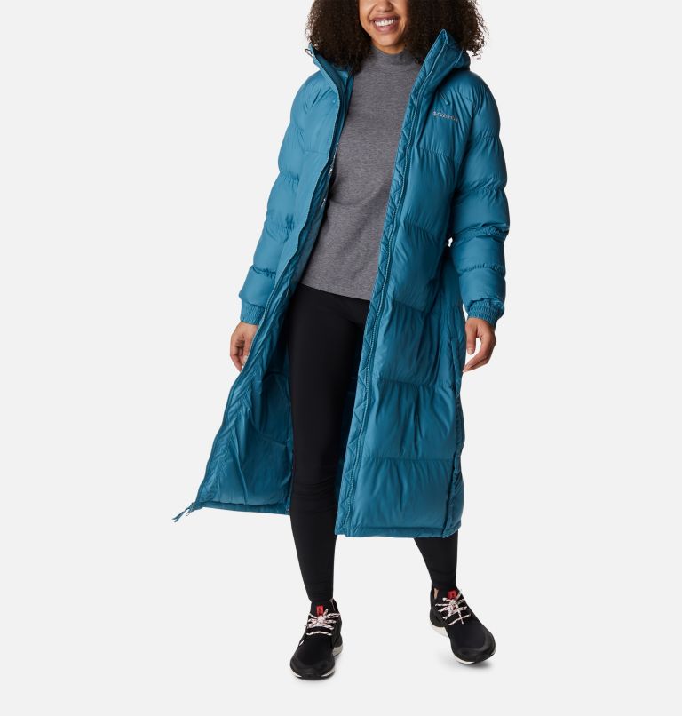 Women's Pike Lake Long Jacket, Color: Canyon Blue, image 8