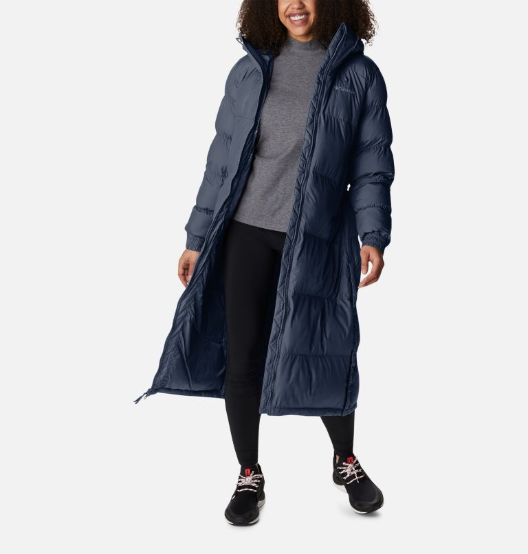 Women's Pike Lake Long Jacket, Color: Dark Nocturnal, image 8
