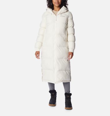 Columbia white down jacket sale