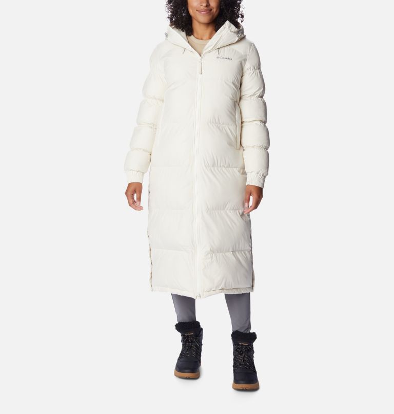 Long white puffer discount jacket