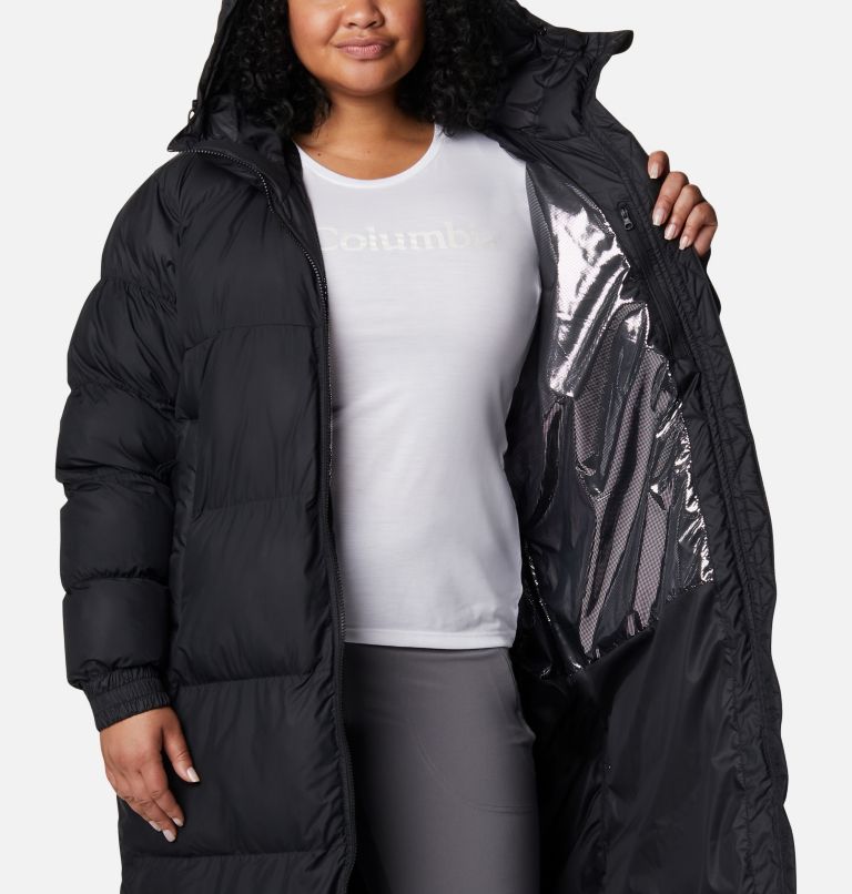 Thumbnail: Women's Pike Lake Long Jacket - Plus Size, Color: Black, image 5
