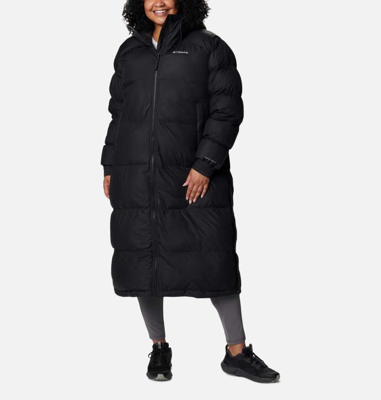 Thumbnail: Women's Pike Lake Long Jacket - Plus Size, Color: Black, image 1