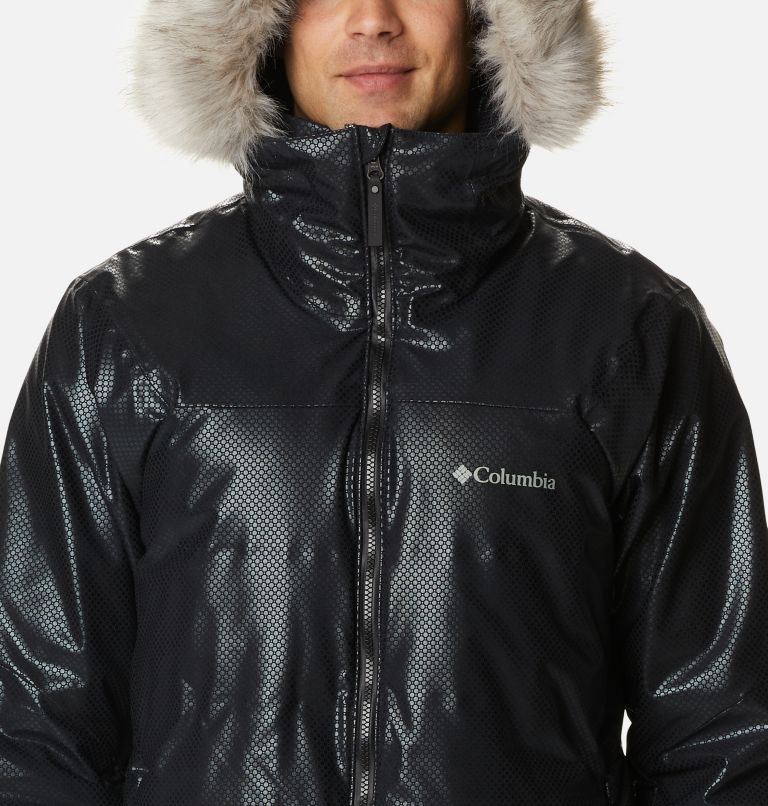 Men's Barrett Spur II Black Dot Down Parka, Color: Black, image 4