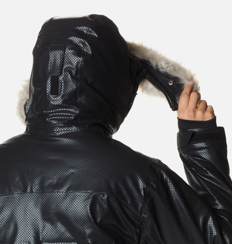 Men's Barrett Spur II Black Dot Down Parka, Color: Black, image 6