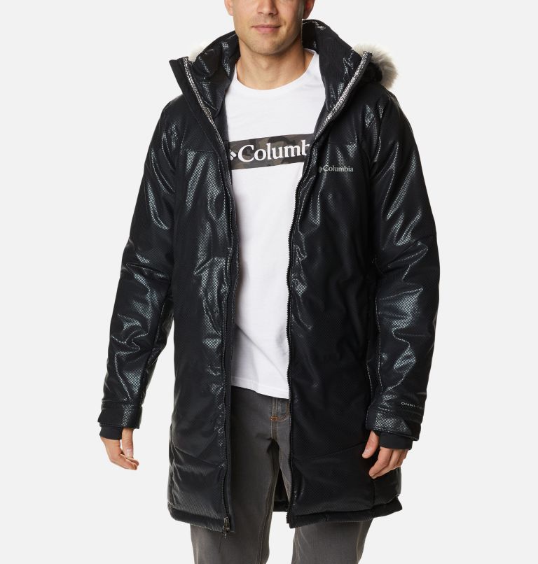 Men's Barrett Spur II Black Dot Down Parka, Color: Black, image 9
