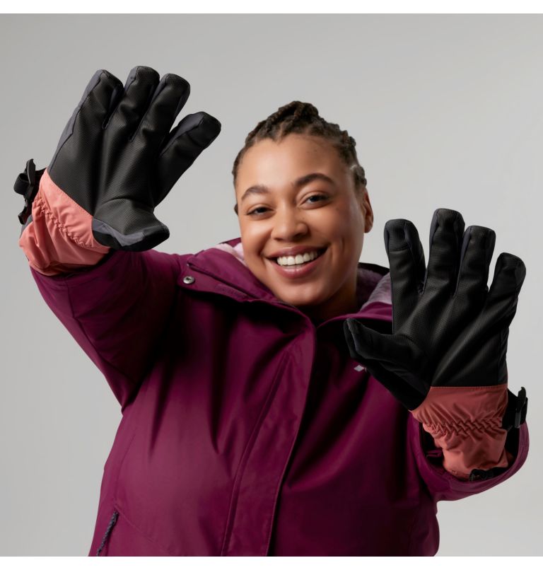 Thumbnail: Women's Bugaboo II Gloves, Color: Dark Coral, Shark, image 5