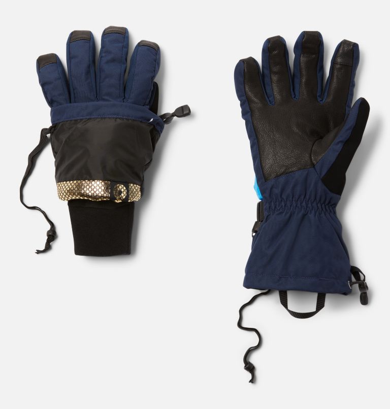 Men's Wild Card Insulated Gloves, Color: Compass Blue, Collegiate Navy, image 2