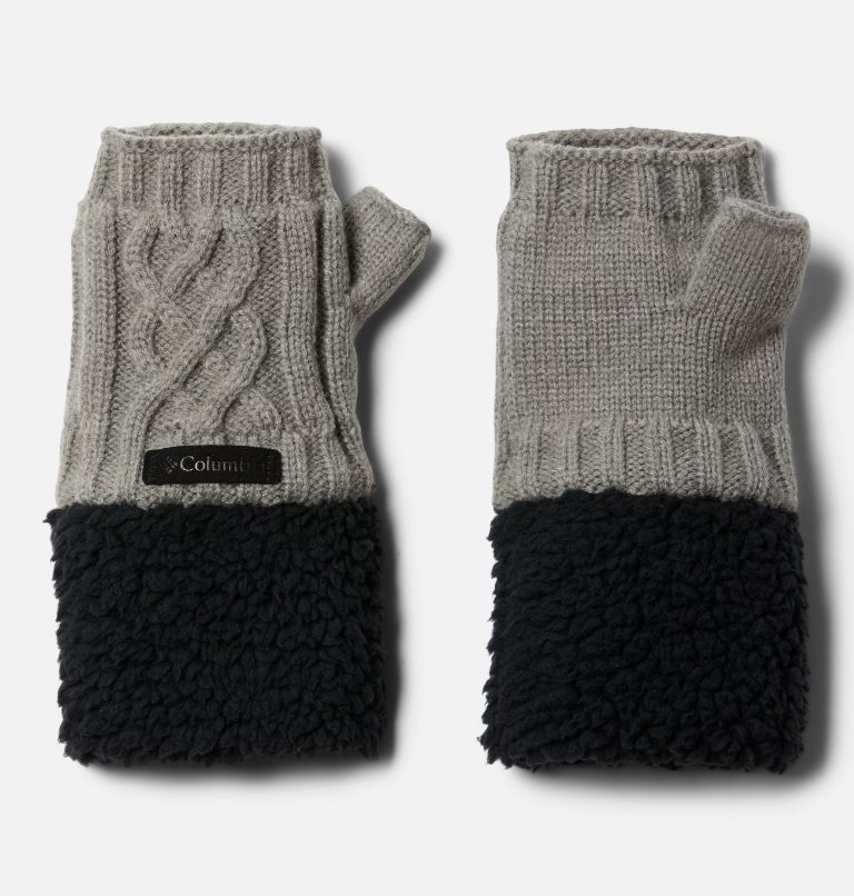 Cabled Cutie Fingerless Glove | 030 | O/S, Color: Charcoal Heather