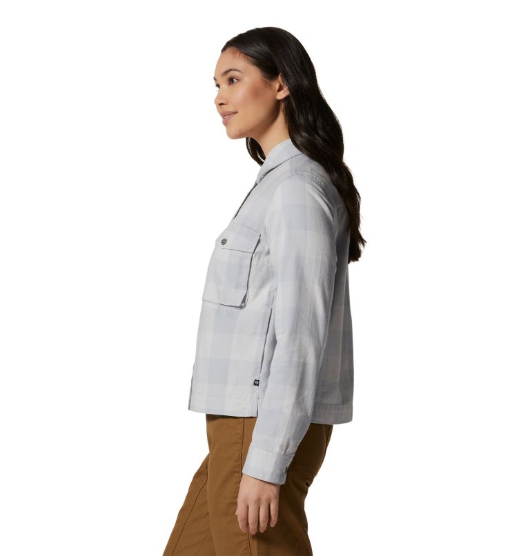 Women's Moiry Shirt Jacket, Color: Glacial