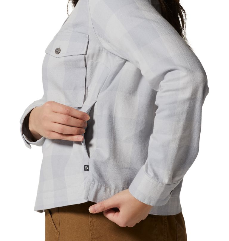 Women's Moiry Shirt Jacket, Color: Glacial, image 5