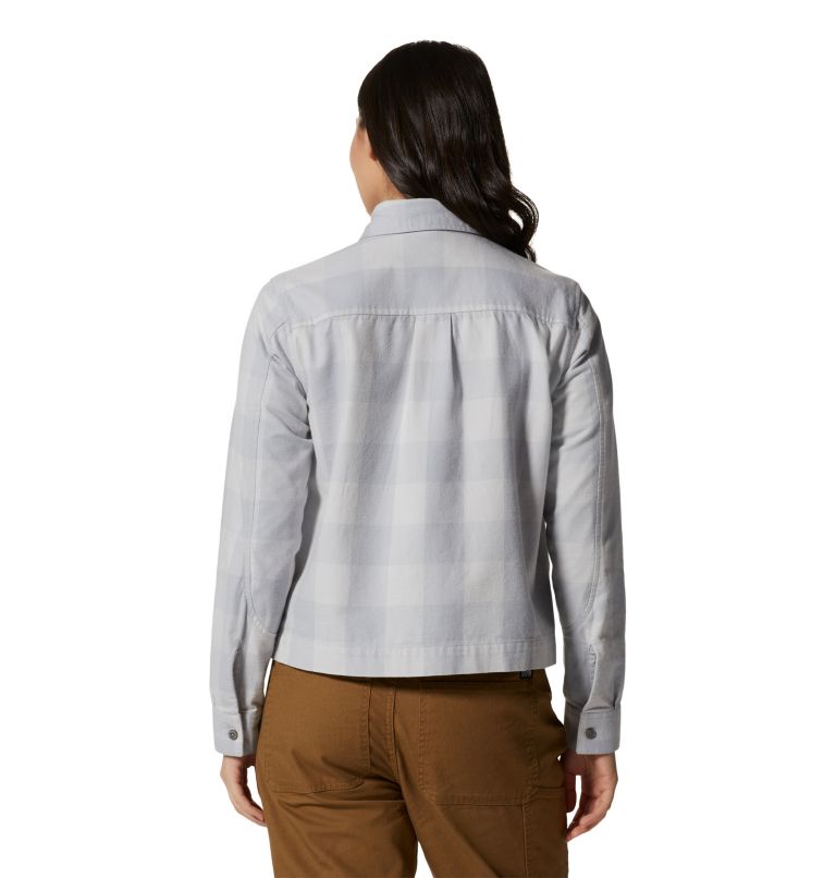Thumbnail: Women's Moiry Shirt Jacket, Color: Glacial, image 2