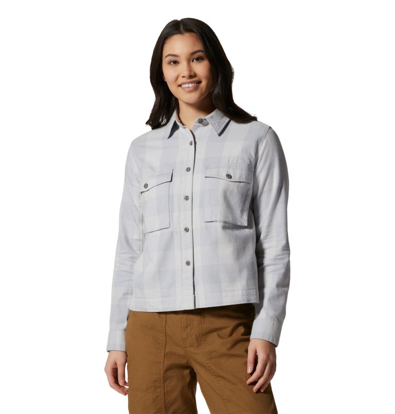 Women's Moiry Shirt Jacket, Color: Glacial, image 1
