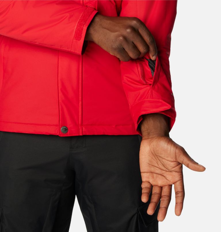Men's Snow Shredder Ski Jacket, Color: Mountain Red, image 8
