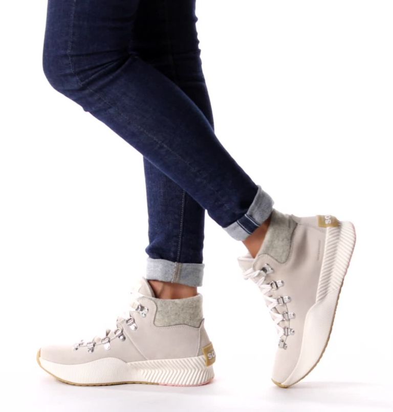 Women's Out N About III Conquest Winter Ankle Boot, Color: Chalk, Sea Salt