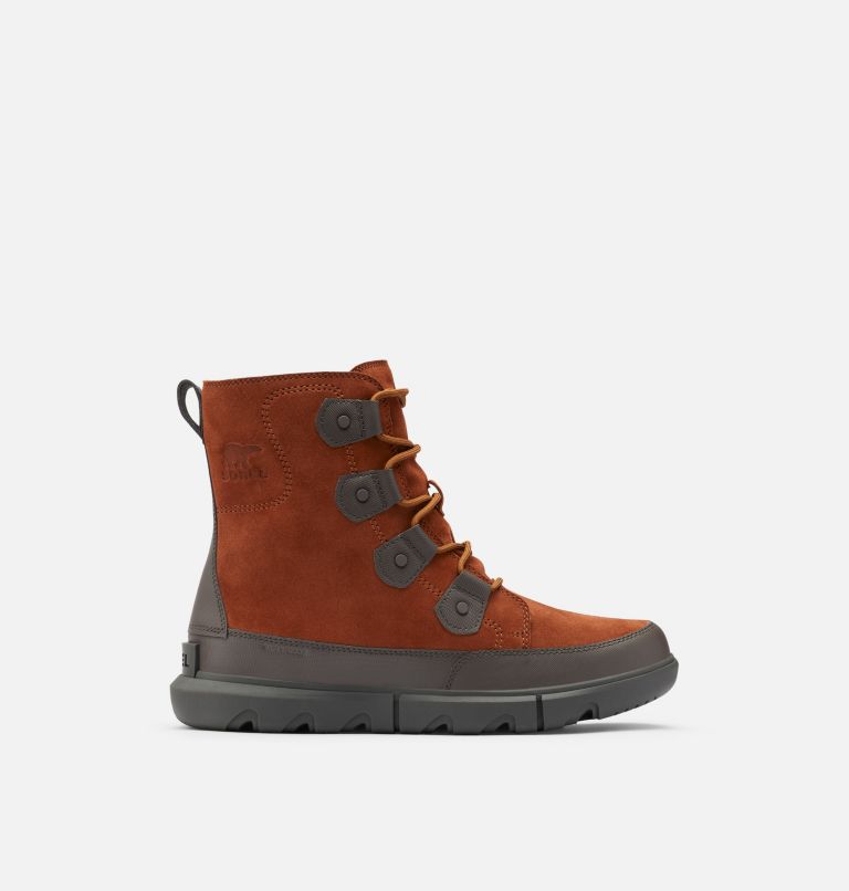 Sorel Explorer Boot Waterproof, stivali invernali Uomo, Marrone (Dark Amber  x Buffalo), 40.5 EU : : Moda