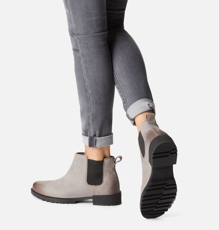 Thumbnail: Emelie II Chelsea wasserdichte Ankle Boots für Frauen, Color: Quarry, Black, image 8