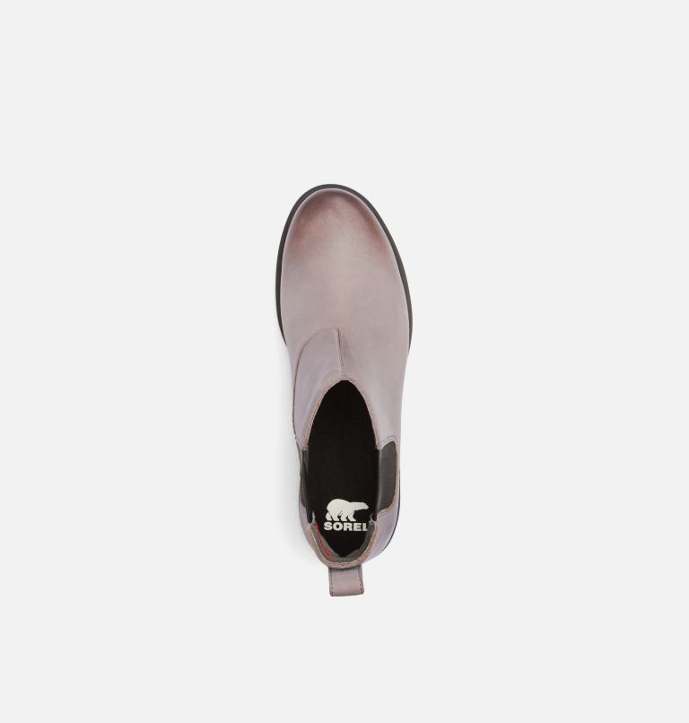 Women's Emelie II Chelsea Waterproof Ankle Boot, Color: Quarry, Black
