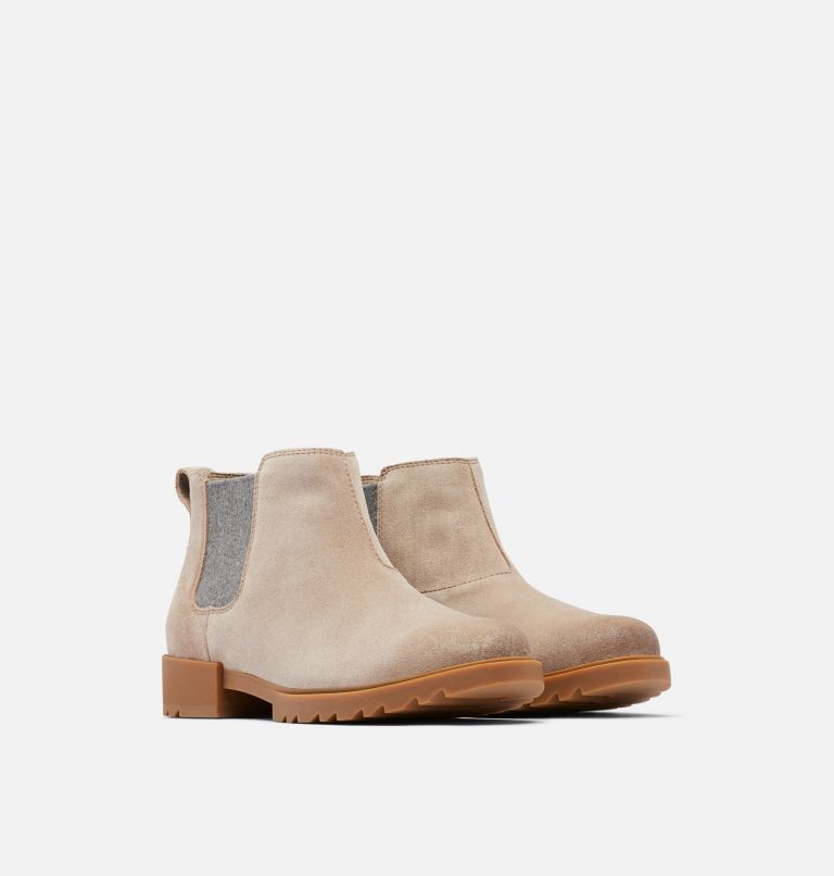 Thumbnail: Women's Emelie II Chelsea Bootie, Color: Omega Taupe, Gum 10, image 3