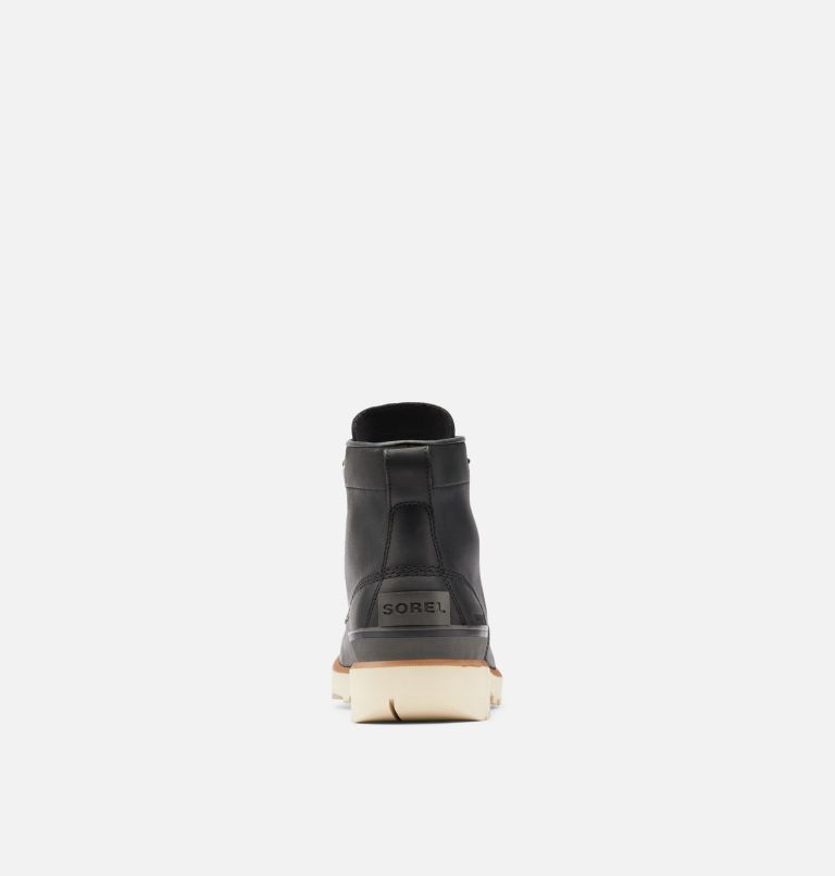 Men's Caribou Moc Boot, Color: Black, Oatmeal, image 3