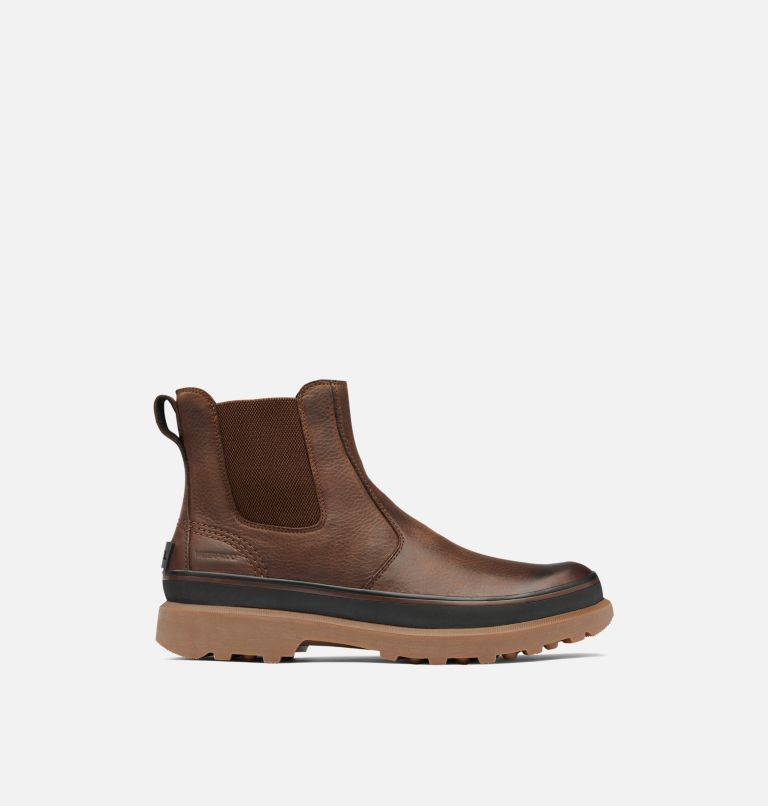 Men's Caribou Chelsea Boot, Color: Carafe, Black
