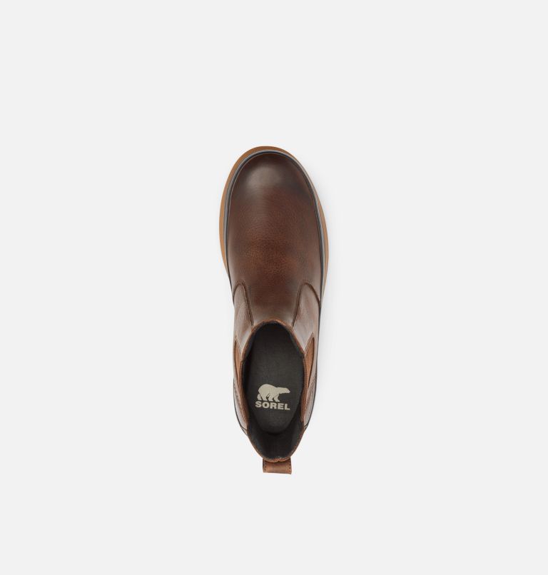 Men's Caribou Chelsea Boot, Color: Carafe, Black